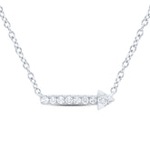 1/12CTW-DIA CN FASHION NECKLACE (18 INCH)